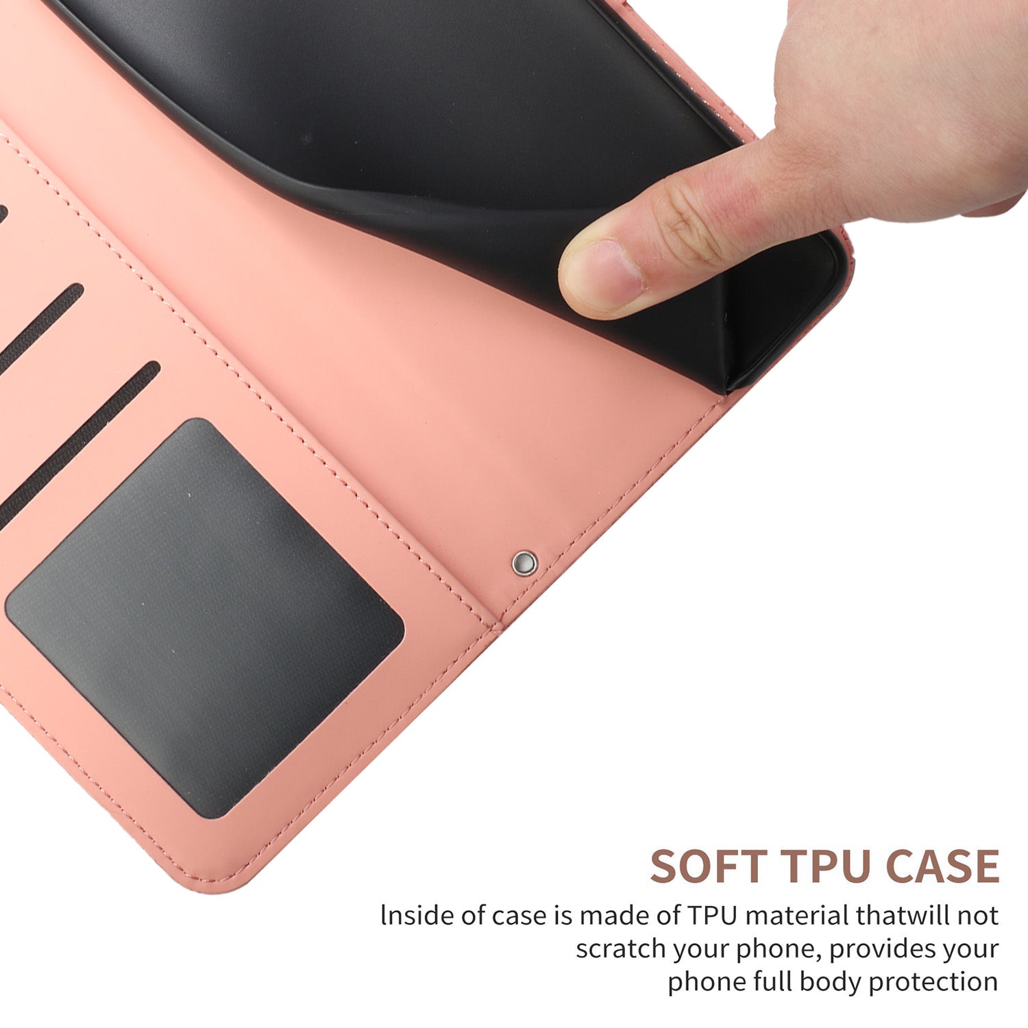 HT03 til Samsung Galaxy A05s 4G-cover PU-læderpung Imprint Blomstertelefonetui med håndledsstrop HT03 til Samsung Galaxy A05s 4G-cover PU-læderpung Imprint Blomstertelefonetui med håndledsstrop